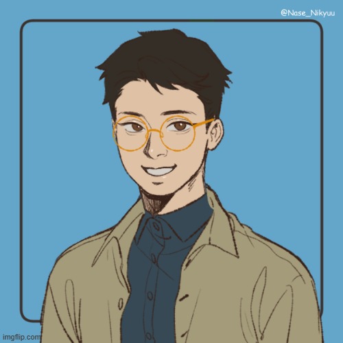 I made a picrew of my crush ( he normally have a little bit of mustache ) | image tagged in art,crush | made w/ Imgflip meme maker