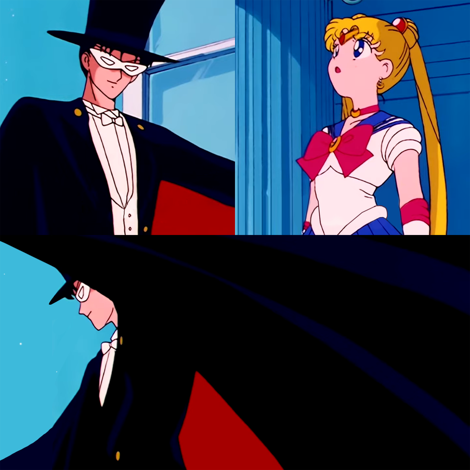 sailor moon my job here is done square version Blank Meme Template
