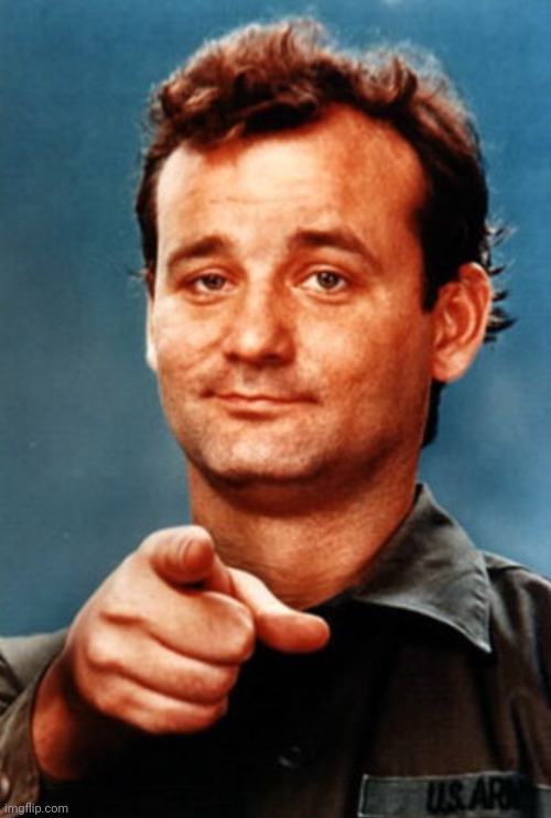 Pointing Bill Murray | image tagged in pointing bill murray | made w/ Imgflip meme maker