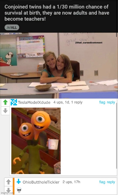 Oof | image tagged in monsters inc,insult | made w/ Imgflip meme maker
