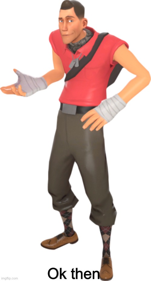 scout pardon me but | Ok then | image tagged in scout pardon me but | made w/ Imgflip meme maker