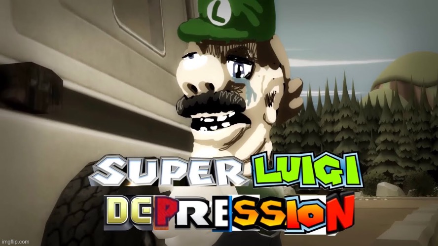 image tagged in luigi,smg4 | made w/ Imgflip meme maker