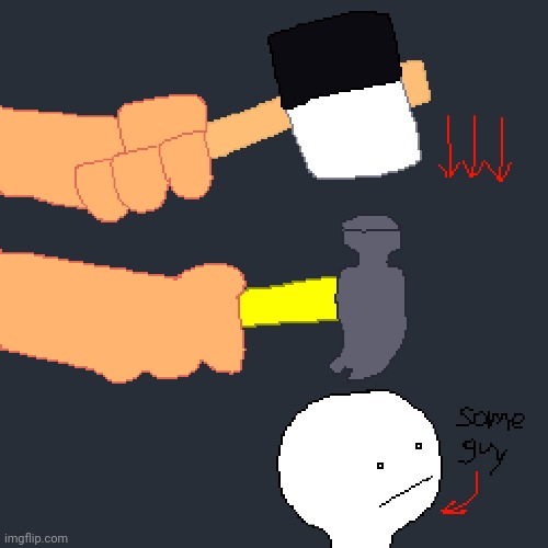 If your character had a trademark/comical way of murdering, what would it be? This is mine. | image tagged in prompt | made w/ Imgflip meme maker
