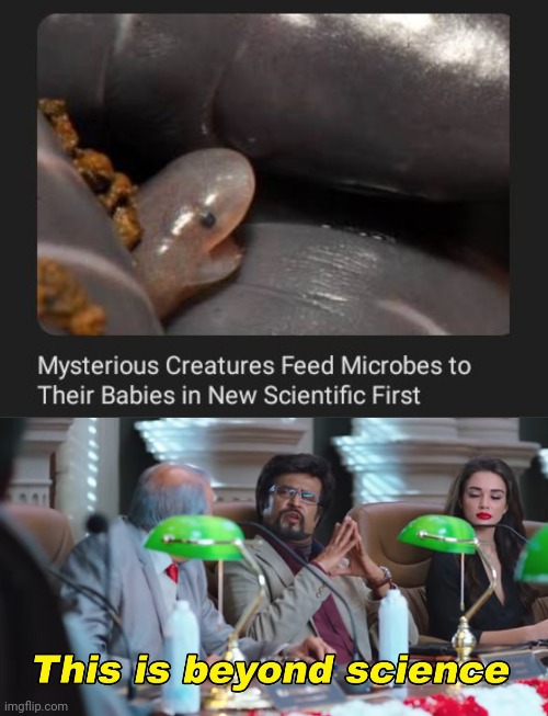 Microbes | image tagged in this is beyond science,feeding,microbes,babies,science,memes | made w/ Imgflip meme maker