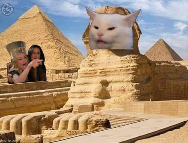 Woman Yelling at Sphinx | image tagged in woman yelling at sphinx | made w/ Imgflip meme maker