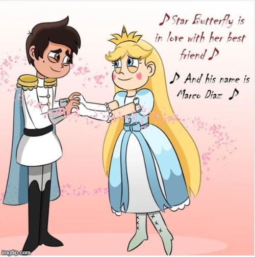 Star Butterfly is in love with her Best Friend | image tagged in starco,star vs the forces of evil | made w/ Imgflip meme maker