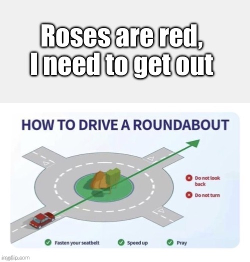 Found this picture in another meme and thought it was hilarious | Roses are red, I need to get out | image tagged in poetry,roses are red,oh wow are you actually reading these tags,if you read this tag you are cursed,meme,funny meme | made w/ Imgflip meme maker