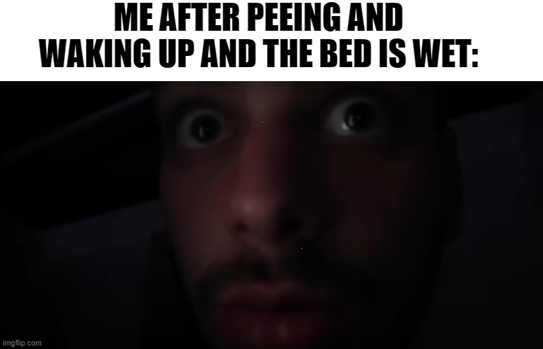 This was true when we where all young. | ME AFTER PEEING AND WAKING UP AND THE BED IS WET: | image tagged in oh crap,relatable,relatable memes,bruh moment | made w/ Imgflip meme maker