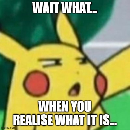 WAIT WHAT... WHEN YOU REALISE WHAT IT IS... | image tagged in say what now | made w/ Imgflip meme maker