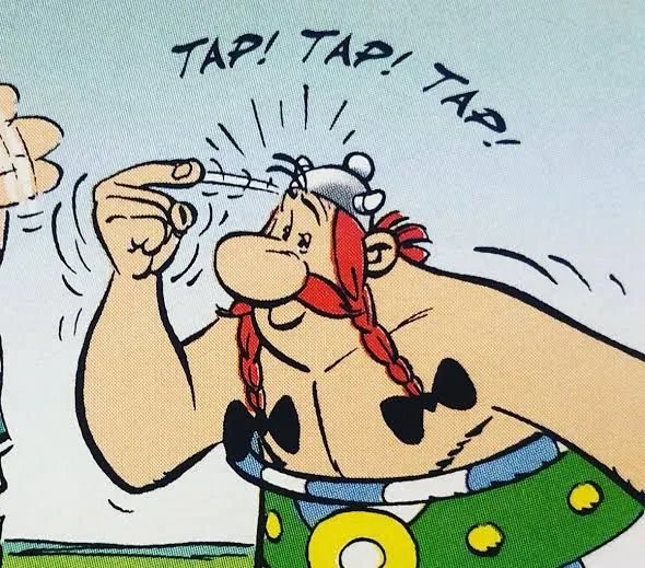High Quality Confused Obelix Blank Meme Template