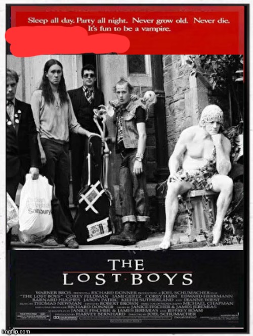 The Lost Boys OG | image tagged in lost boys,young ones,young,boys | made w/ Imgflip meme maker