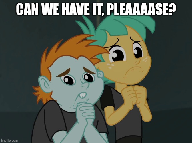 CAN WE HAVE IT, PLEAAAASE? | made w/ Imgflip meme maker