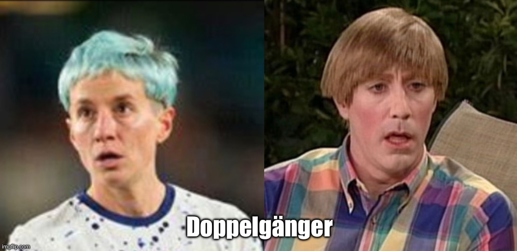 Have they ever been seen together? | Doppelgänger | image tagged in politics lol,memes | made w/ Imgflip meme maker