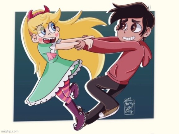 “Come on, Marco! Dance with me!” | image tagged in starco,star vs the forces of evil | made w/ Imgflip meme maker
