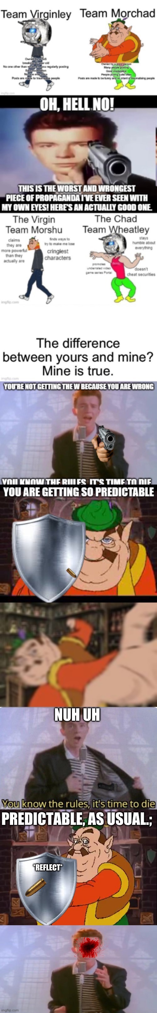 PREDICTABLE, AS USUAL.;; *REFLECT* | made w/ Imgflip meme maker