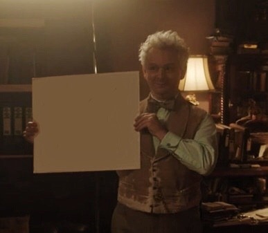 Good Omens Blank Meme Template