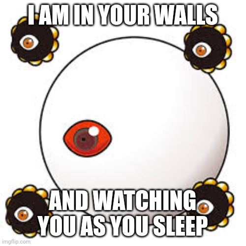 I'm weird, deal with it. | I AM IN YOUR WALLS; AND WATCHING YOU AS YOU SLEEP | image tagged in zero | made w/ Imgflip meme maker