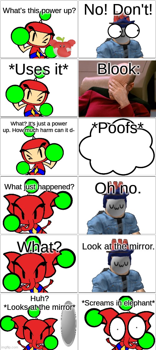 Elephant Red Bomber.mp3 | image tagged in comic | made w/ Imgflip meme maker