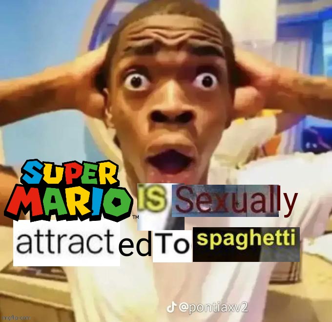 Spaghetti | image tagged in x is sexually attracted to y | made w/ Imgflip meme maker