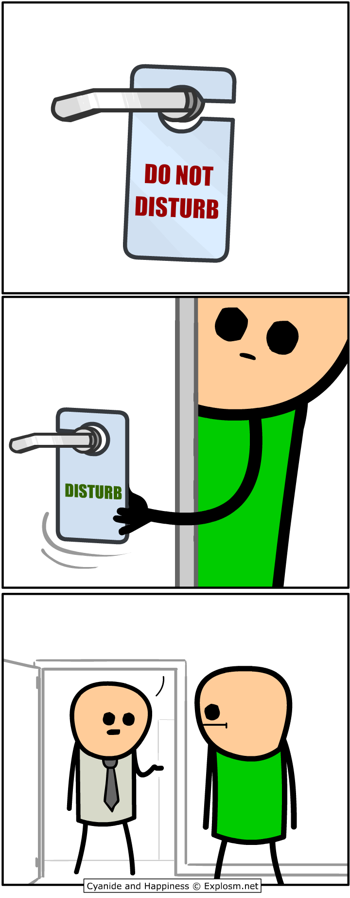 Disturbing Fact (Cyanide and Happiness) Blank Meme Template