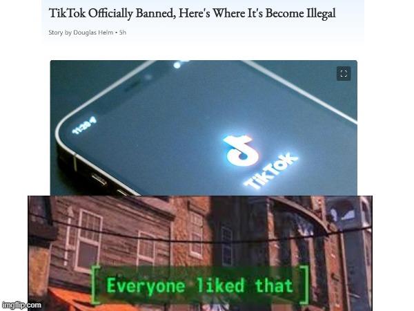 One Step Closer | image tagged in tiktok sucks,tik tok sucks | made w/ Imgflip meme maker