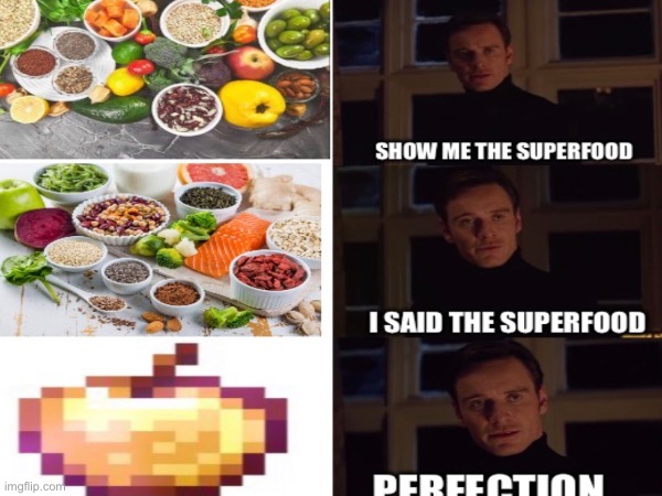 image tagged in minecraft,gaming,food | made w/ Imgflip meme maker