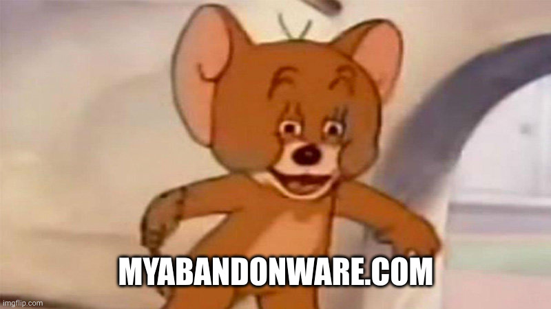 wtf mouse | MYABANDONWARE.COM | image tagged in wtf mouse | made w/ Imgflip meme maker