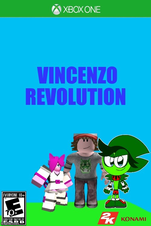 VINCENZO revolution boxart | image tagged in leaks,gaming | made w/ Imgflip meme maker