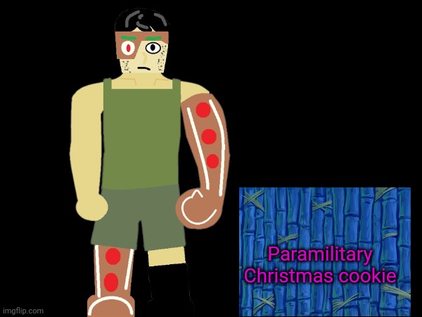 I'm late | Paramilitary Christmas cookie | made w/ Imgflip meme maker
