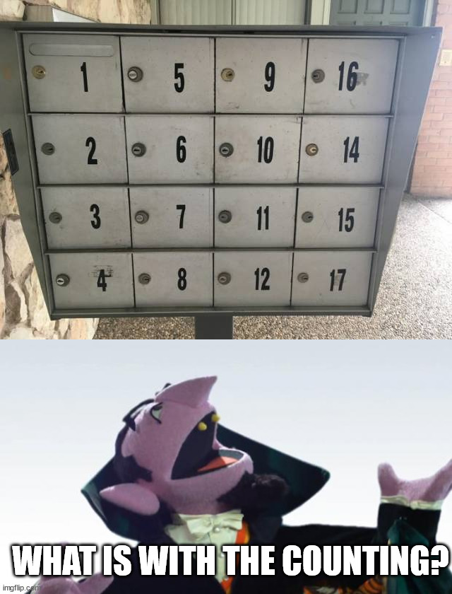 WHAT IS WITH THE COUNTING? | image tagged in the count | made w/ Imgflip meme maker