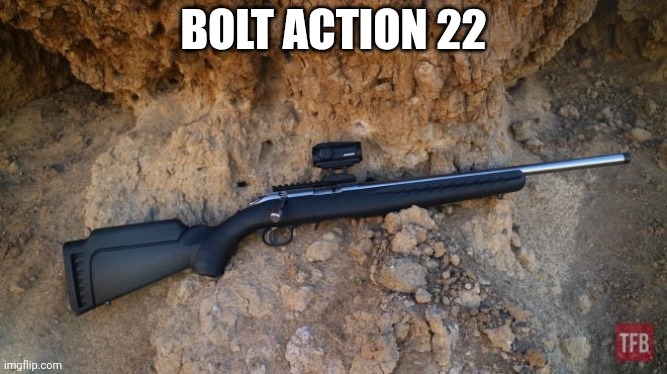 BOLT ACTION 22 | made w/ Imgflip meme maker