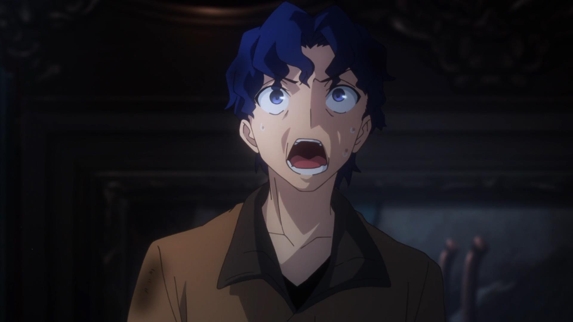High Quality Shinji matou scare expression Blank Meme Template