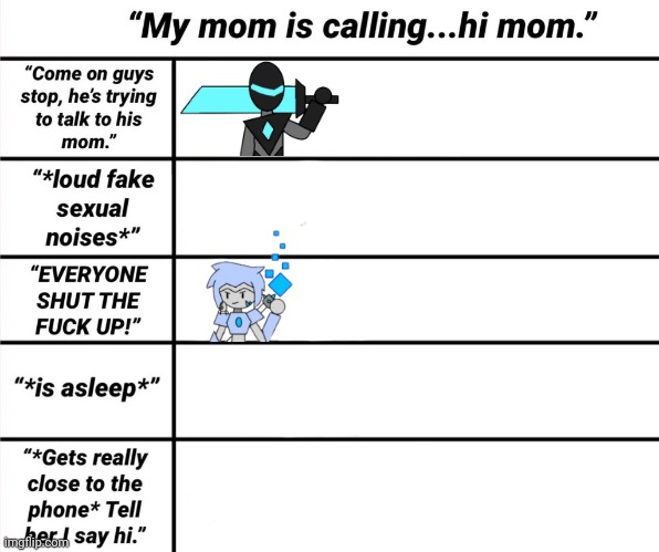 ✨new repost thing✨ | image tagged in my mom is calling | made w/ Imgflip meme maker