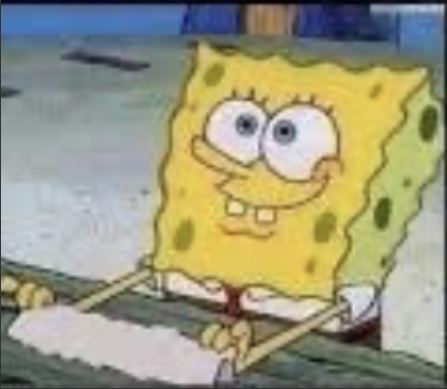 SpongeBob sign says X Blank Meme Template