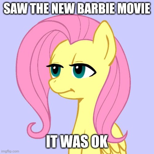 Nothing to ooo exciting, but nothing bad about it | SAW THE NEW BARBIE MOVIE; IT WAS OK | image tagged in tired of your crap | made w/ Imgflip meme maker