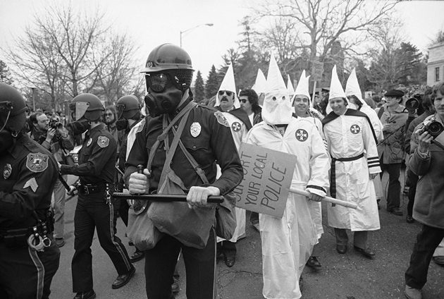 High Quality Cops & the KKK Blank Meme Template