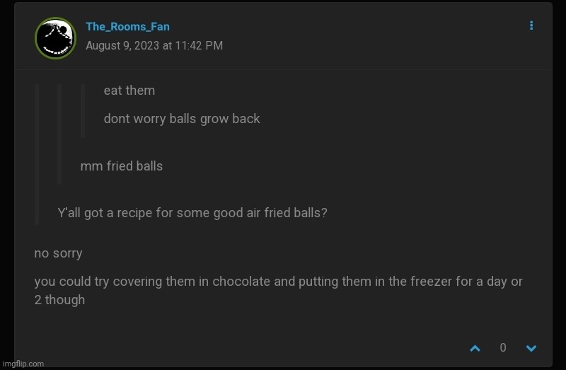 casual conversation on the postzone website | made w/ Imgflip meme maker