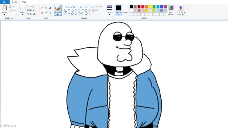#3,093 | image tagged in memes,cursed image,cursed,family guy,sans,art | made w/ Imgflip meme maker