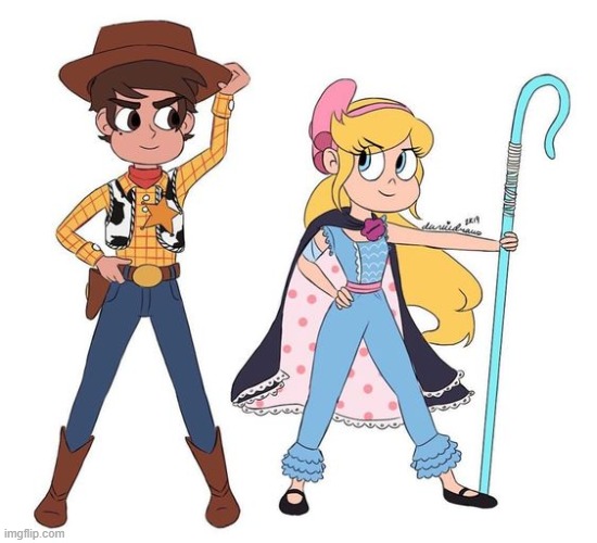 image tagged in starco,star vs the forces of evil,toy story | made w/ Imgflip meme maker