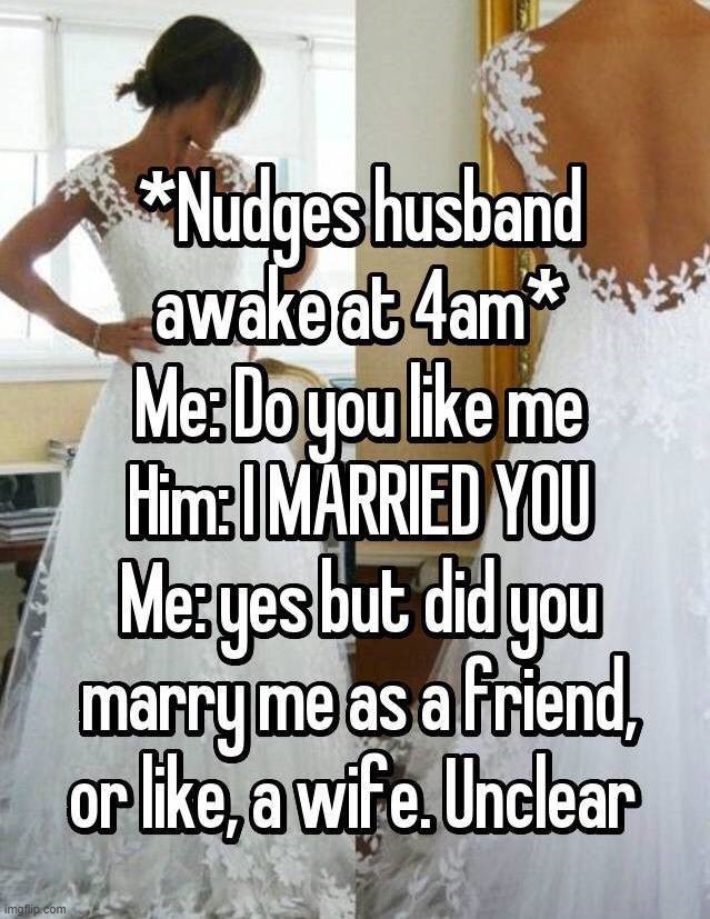 image tagged in wife,wedding | made w/ Imgflip meme maker