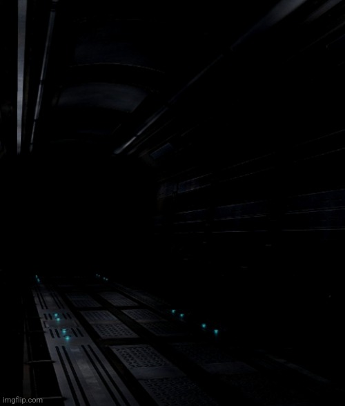 I made the hallway scene a temp | image tagged in dark hallway | made w/ Imgflip meme maker