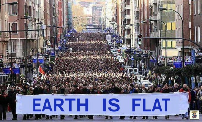 Flat Earth Blank Meme Template