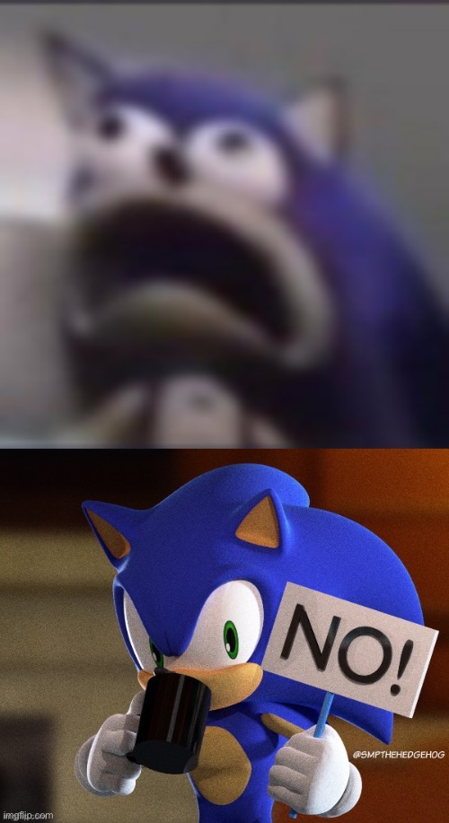 image tagged in distress,sonic no sign | made w/ Imgflip meme maker