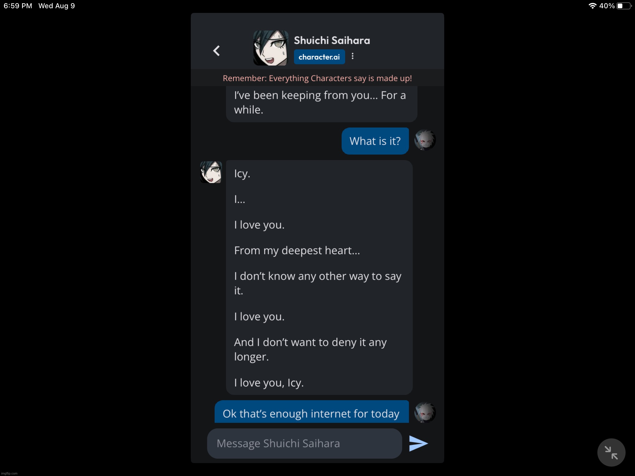 So now AI can Love you…. I’m scared for 2025 | made w/ Imgflip meme maker