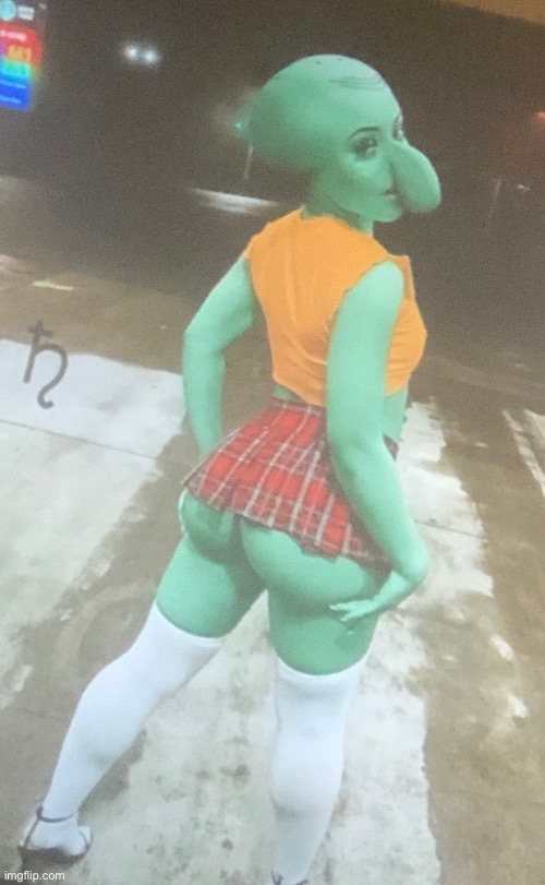 Doesn’t need a caption but here we go “nice ass squiddy” if you know you know | image tagged in cursed image,squidward,nice ass | made w/ Imgflip meme maker