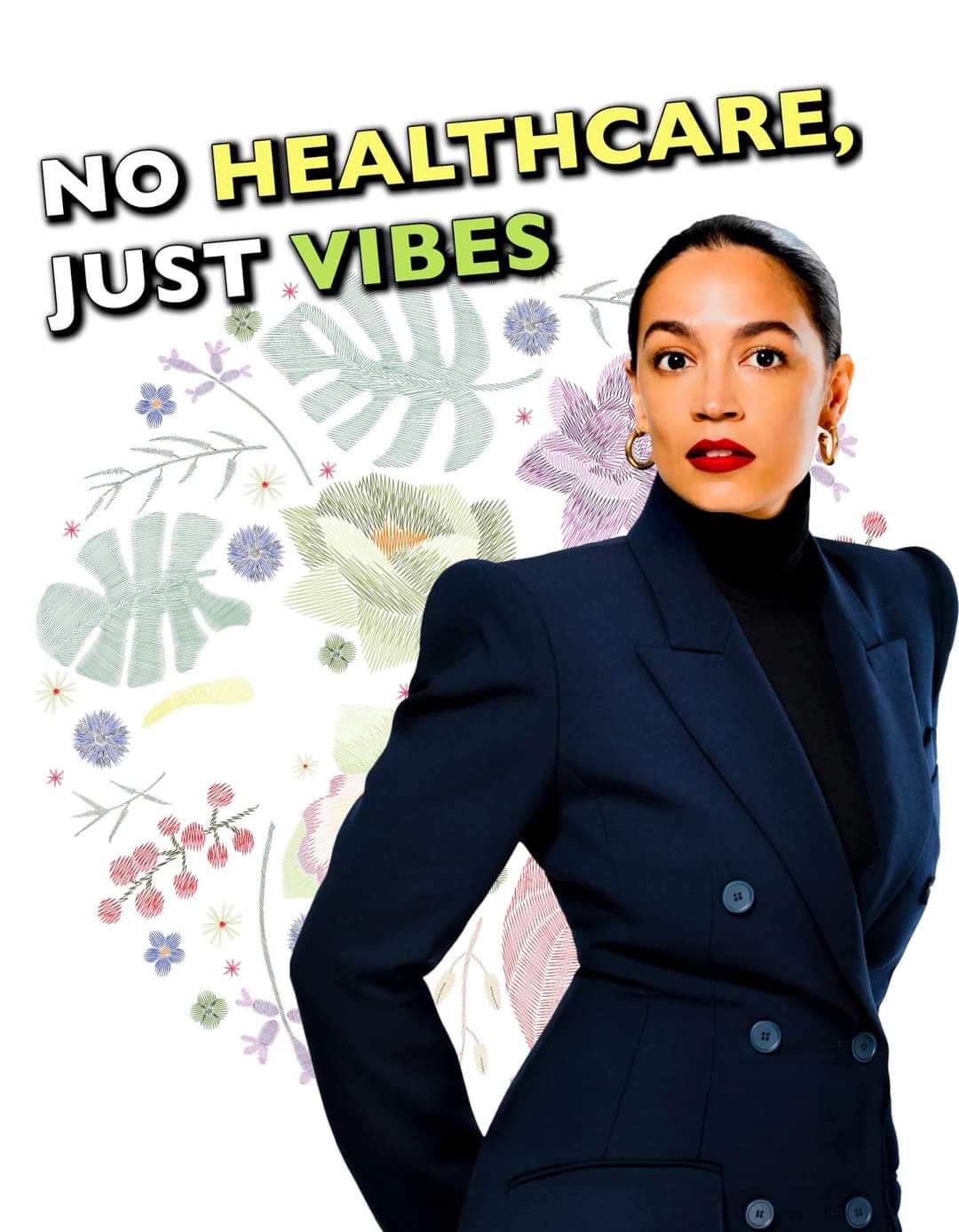 AOC Sellout Blank Meme Template