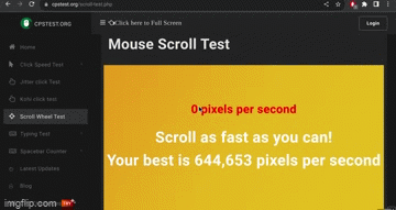CPS Test  1 Second (cpstest.org) 