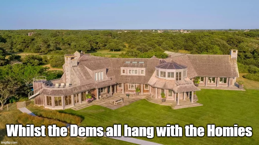 Whilst the Dems all hang with the Homies | made w/ Imgflip meme maker