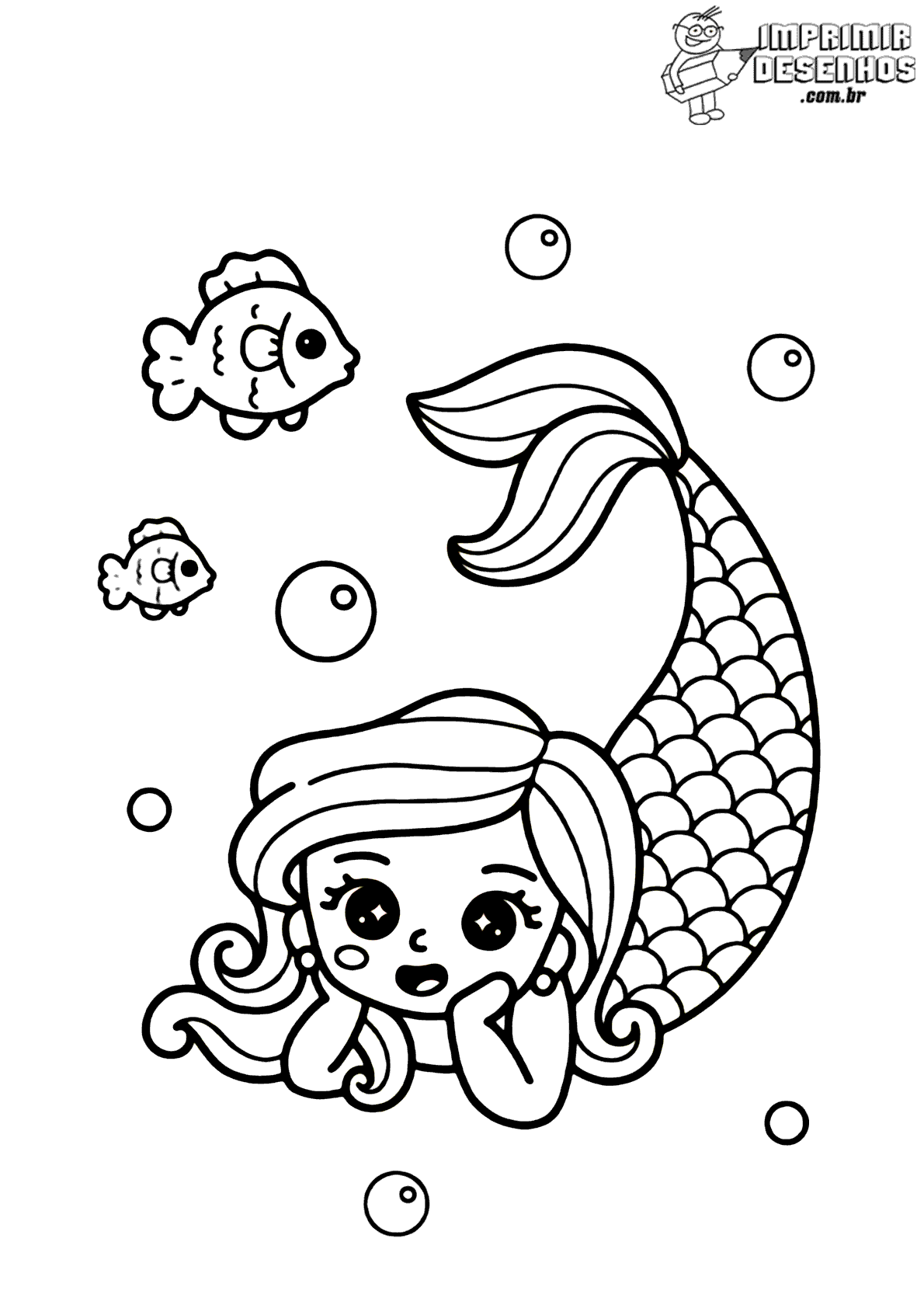 Mermaid coloring page Blank Meme Template