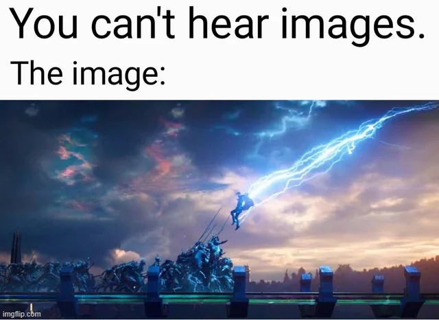I Hear Led Zeppelin | image tagged in thor | made w/ Imgflip meme maker